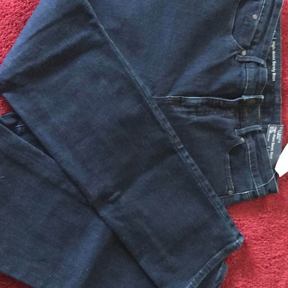 Talbots High-Waist Barely Boot denim jeans